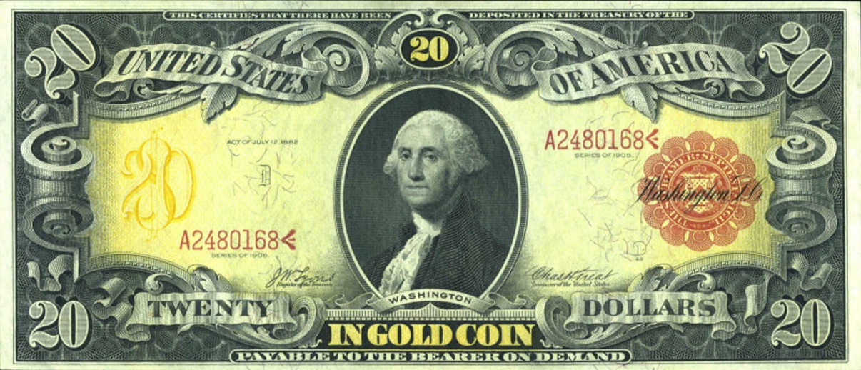 US-Dollar-Note-Gold Was ist Geld?